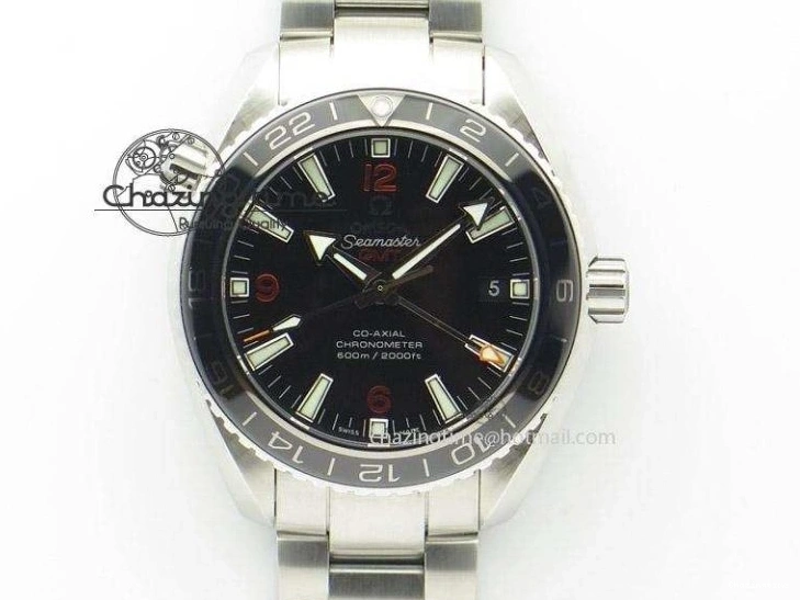 1224 Racing Master Chronometer OMF 1:1 Best Edition Black Dial Orange Hand on Black Leather Strap A Contemporary 7999